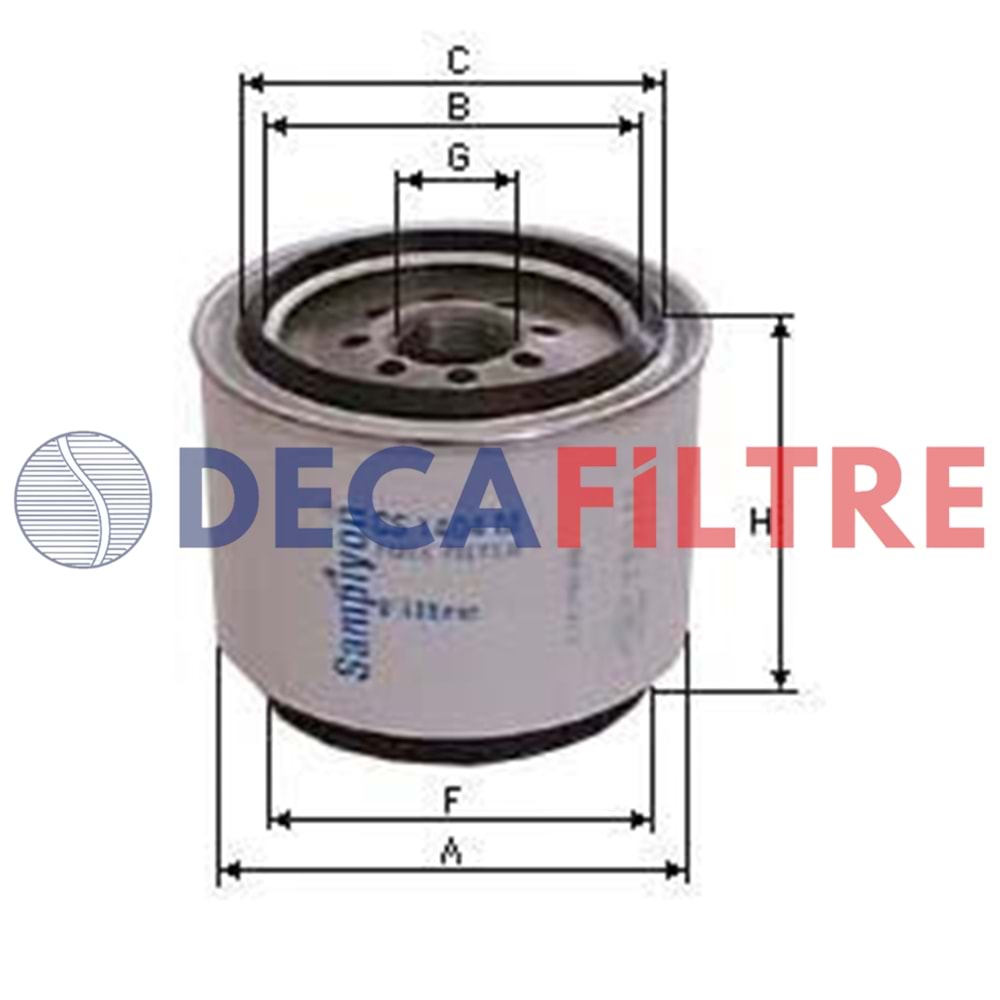 CS 1404 M Yakit Vida Disli Filtre